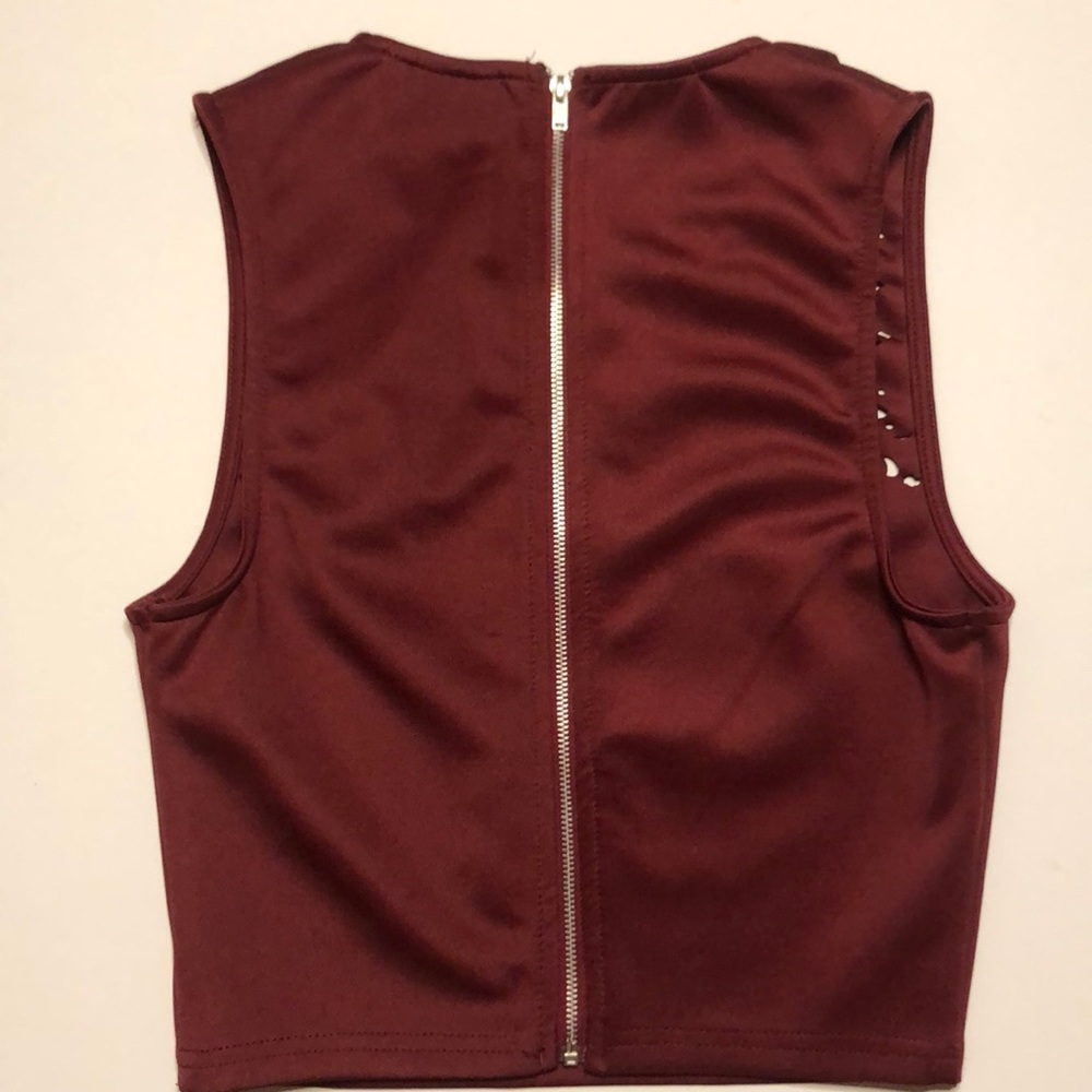 Urban Outfitters Maroon Crop Top - Picture 5 of 7